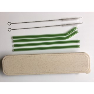 Ống hút thủy tinh (4 ống hút+ 2cọ rửa+1 hộp đựng)