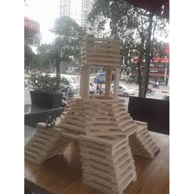 Bộ Kapla gỗ 100 thanh