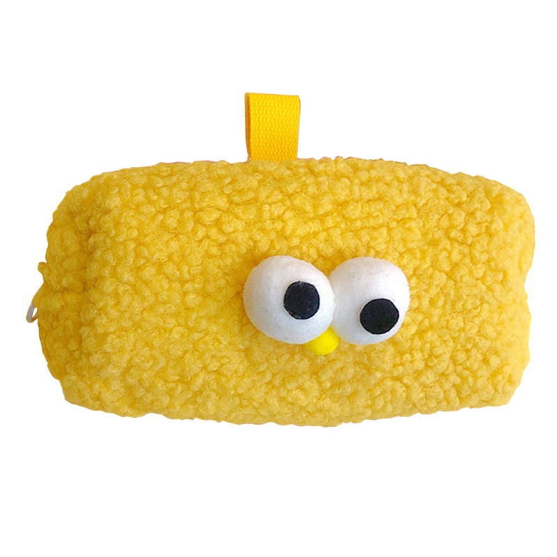 Túi Đựng Bút Đa Năng Có Khóa Kéo Phủ Lông Nhung Dễ Thương Tiện Dụng Mang Theo Du Lịch