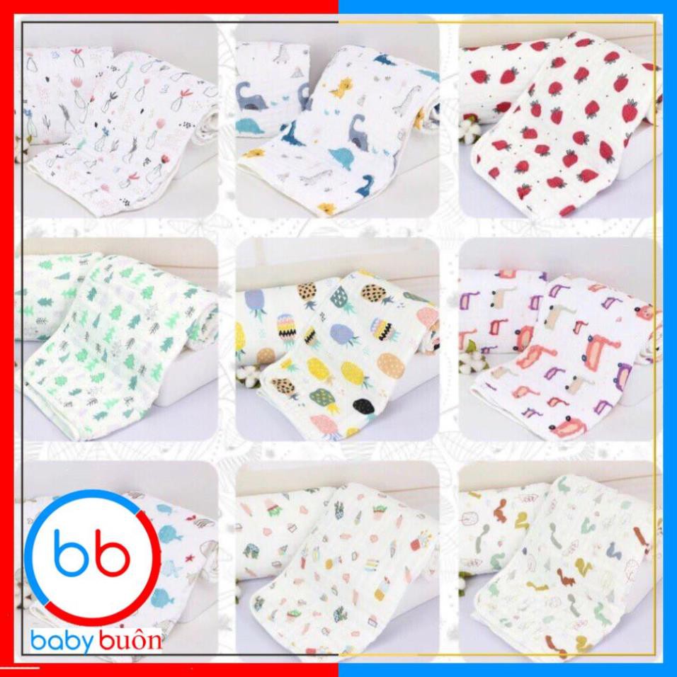 Khăn Tắm Xô Nhăn 6 Lớp Hàng Cao Cấp Cho Bé