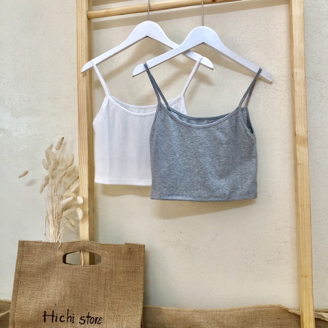 [Mã WARN10 giảm 10k đơn 99k] Áo 2 dây croptop 8 màu siu xinh chất đẹp | BigBuy360 - bigbuy360.vn