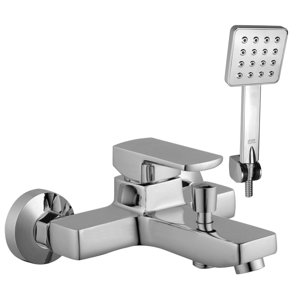 Bộ vòi sen nóng lạnh Đồng mạ Chrome Eurolife EL-DAISY01 (Trắng bạc)