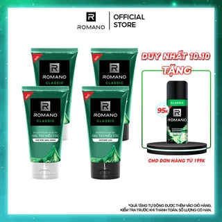 Combo 2 Gel vuốt tóc Romano Classic 150g/chai