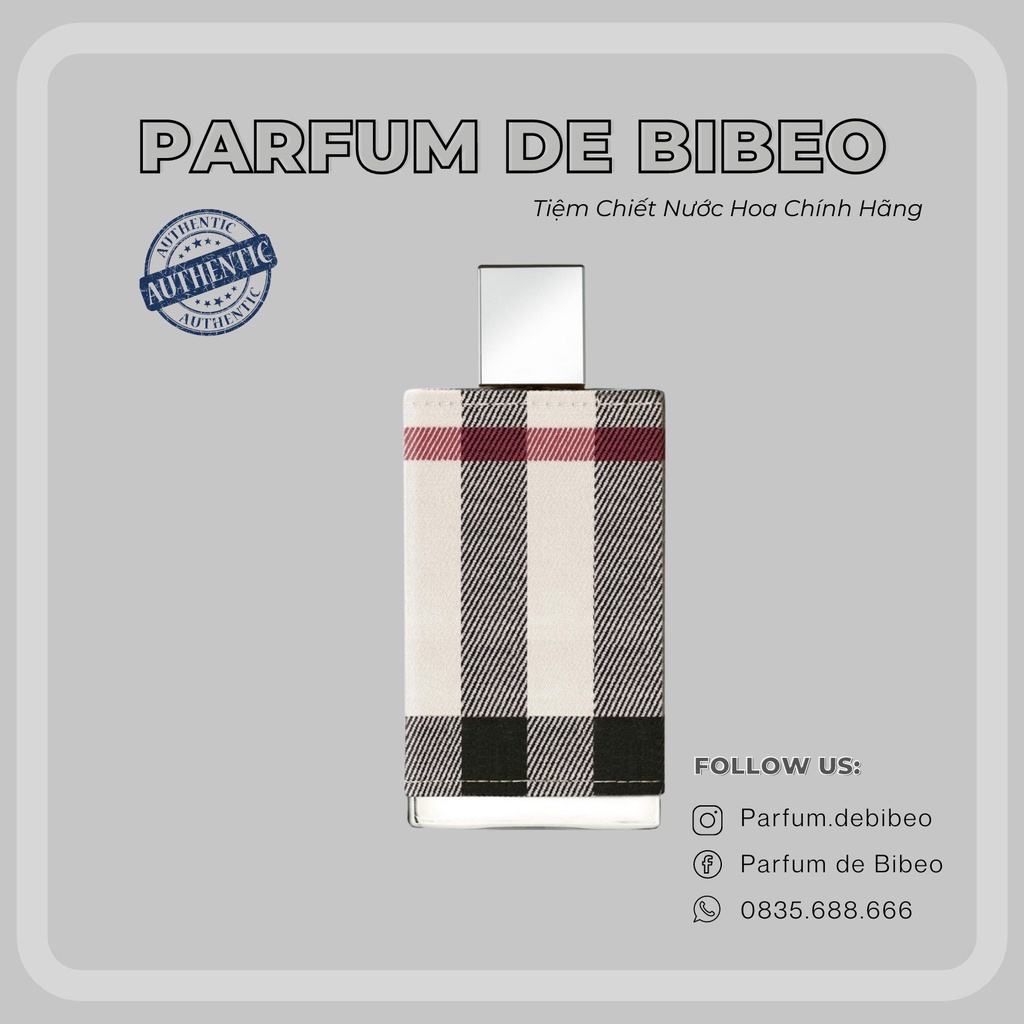 Parfum de Bibeo-Nước hoa thử BBR London EDP