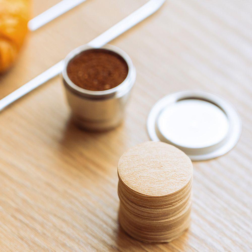 ZAIJIE24 Bộ 100 Giấy Lọc Cà Phê Cho Máy Pha Cà Phê Nespresso