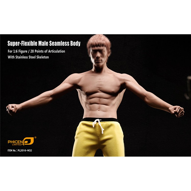Mô hình TBLeague Phicen Super Flexible Male Seamless Body M32 1/6  - Hàng chính hãng