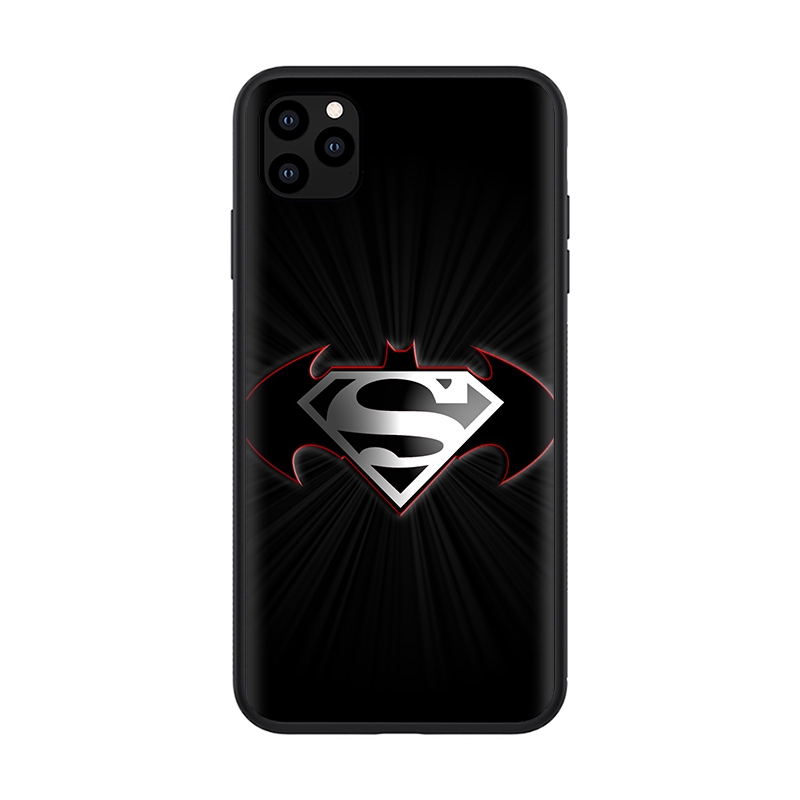 Ốp Điện Thoại Tpu Mềm Hình Batman Vs Superman S14 Cho Iphone 11 12 Pro Mini Xs Max Xr X