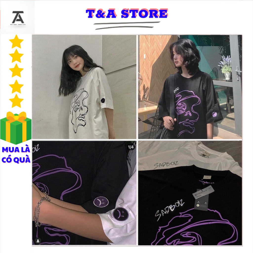 Áo thun Sadboiz Sad Story, Áo thun tay lỡ dáng rộng unisex phong cách Ulzzang.