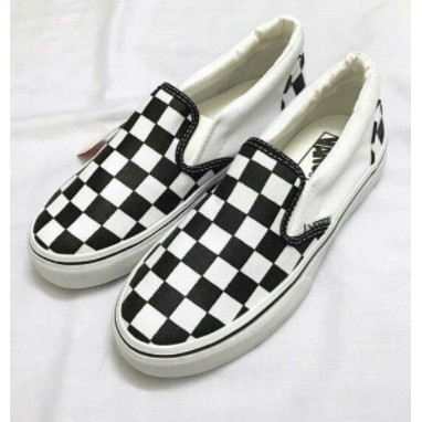 🌟 FREESHIP🌟 Giày Vans Classic Slip On Caro đen trắng