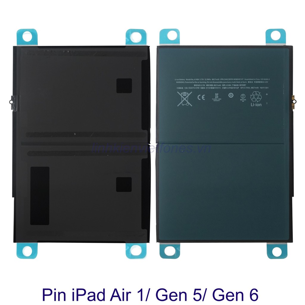 Pin tab Air1/ Gen5/ Gen6