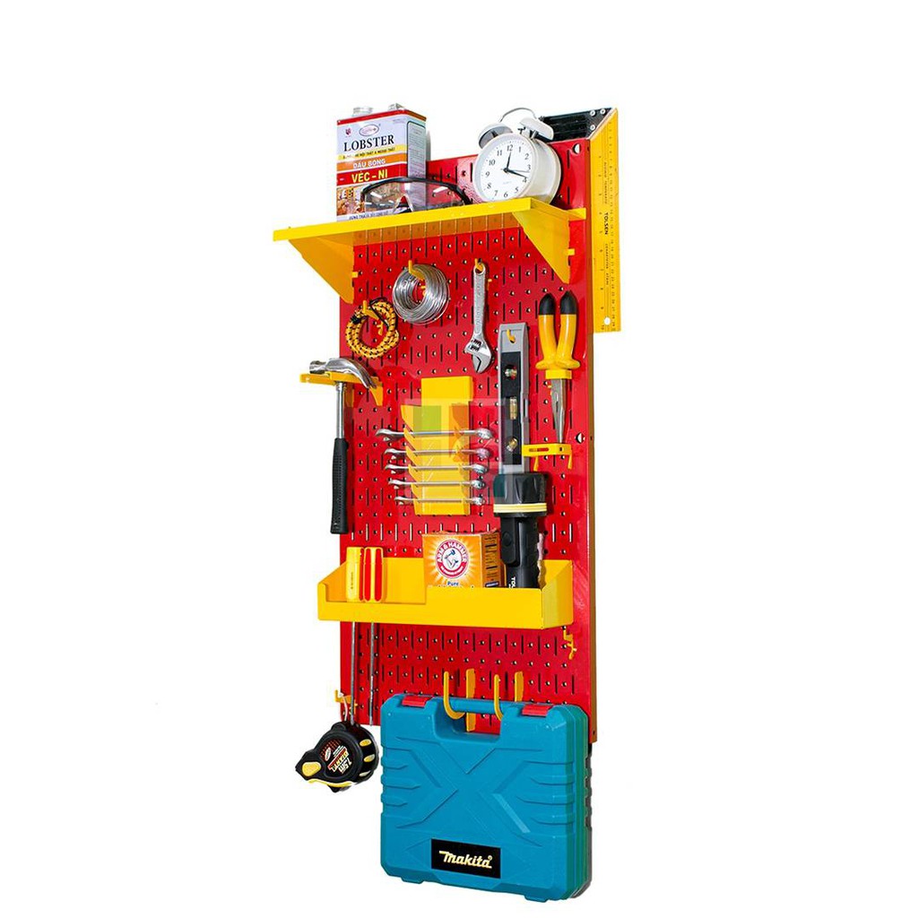 Bảng Treo Đồ Nghề Pegboard Cơ Khí S1 Red - Lưu Trữ Trưng Bày Dụng Cụ Sửa Chữa Thông Minh Dễ Tìm Kiếm