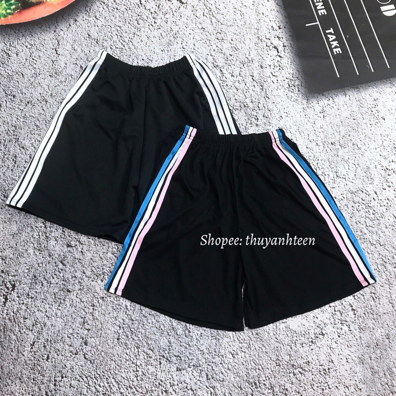 Quần short thể thao 3 sọc, quần sooc thời trang nữ 3 line | BigBuy360 - bigbuy360.vn