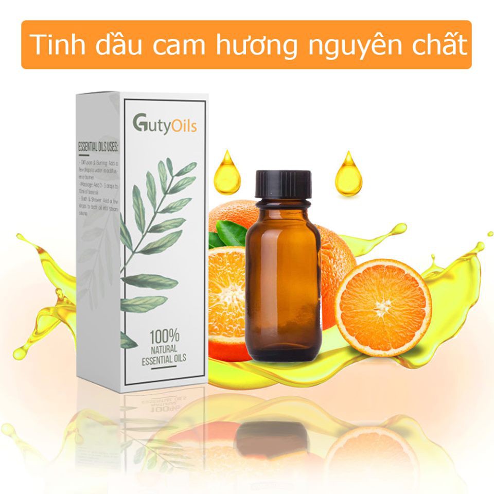 Tinh dầu cam hương nguyên chất ( Bergamot Essential Oil ) GUTY Lọ 100ml