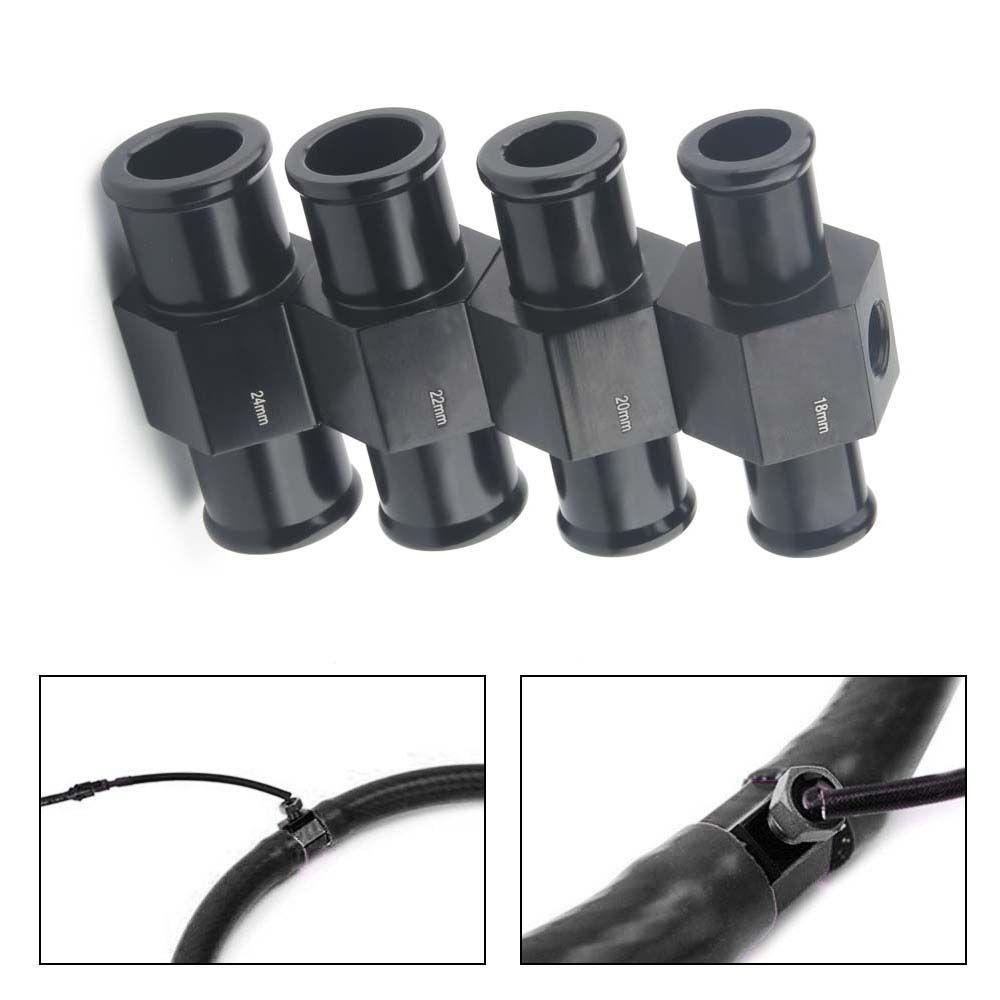 Đồng Hồ Đo Nhiệt Độ Nước 1 / 8 Npt Cảm Biến Khớp Nối Màu Đen Thông Dụng Cho Xe Máy