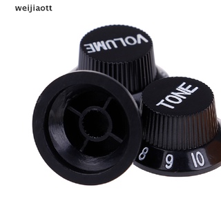 weijiaott Guitars strat knob 1-Volume 2-Tone control knobs for guitar WT