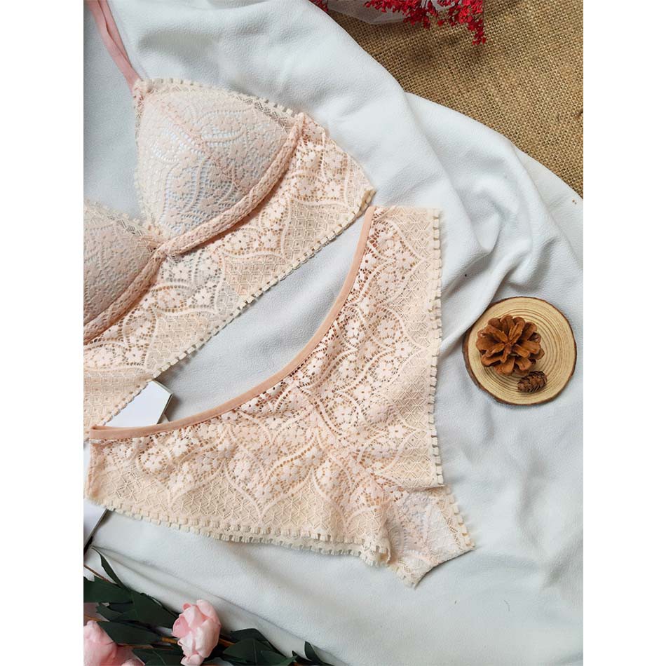 🍉RẺ NHẤT SHOPEE🍉Bộ bralette màu da không gọng có mút | BigBuy360 - bigbuy360.vn