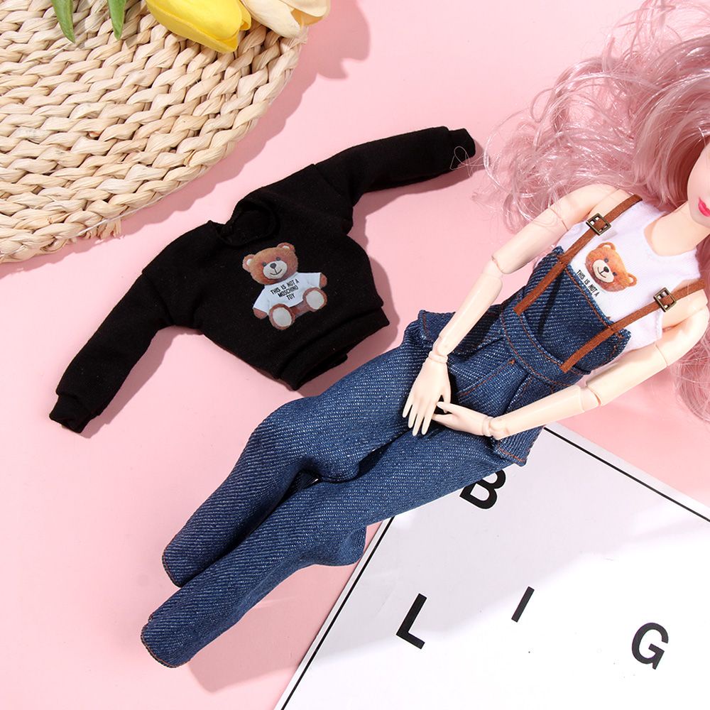 Áo/ Quần ống rộng tùy chọn họa tiết cho búp bê 29cm
