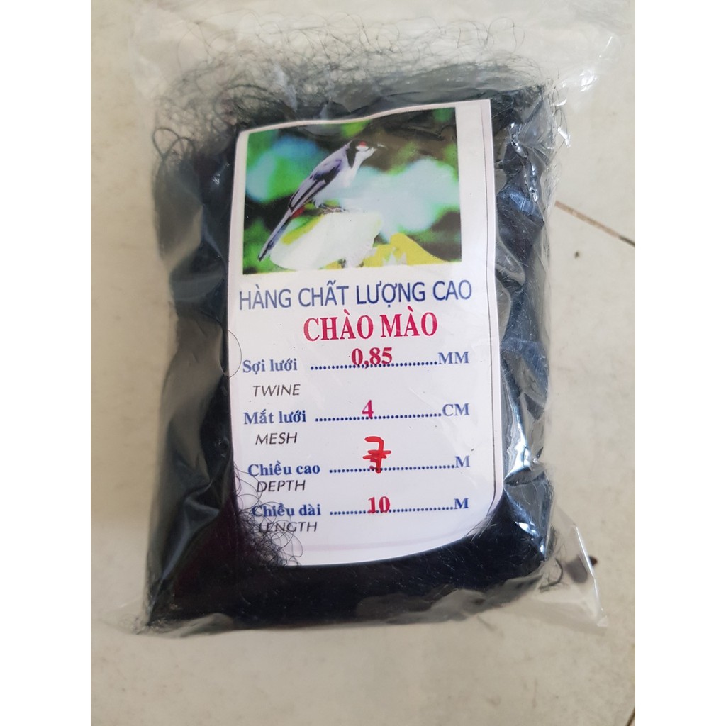 lưới bẫy chim chào mào cao 7m thái lan cao 7m