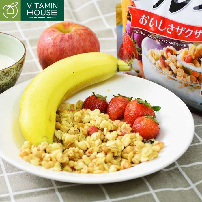 Ngũ cốc Trái cây Calbee Nhật 700g- date 8/2/24