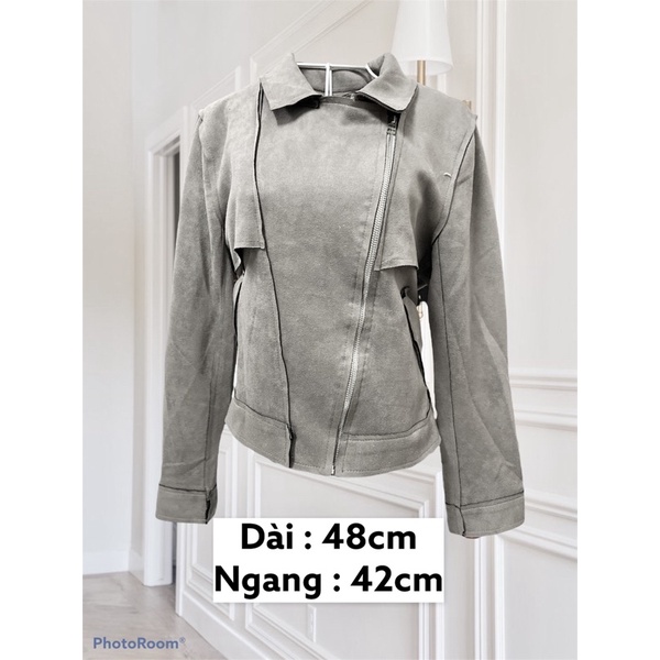 ÁO KHOÁC DA LỘN 2HAND