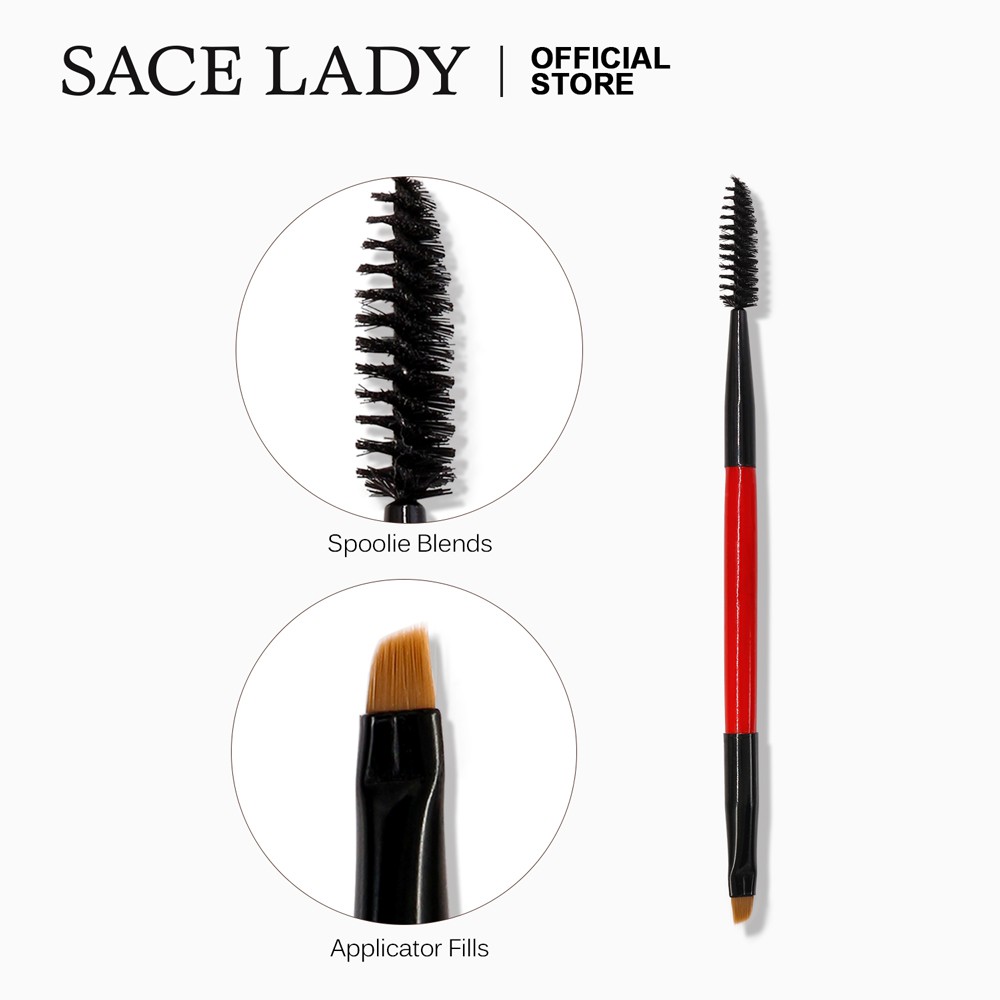 Gel kẻ mày SACE LADY kháng nước kèm cọ 6ml