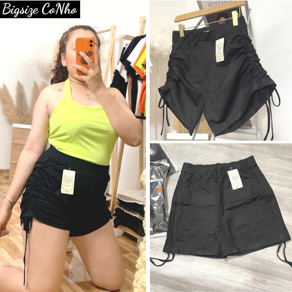 Quần đùi rút dây bigsize nữ, Quần short nữ bigsize ngoại cỡ từ 58-100kg QR | BigBuy360 - bigbuy360.vn