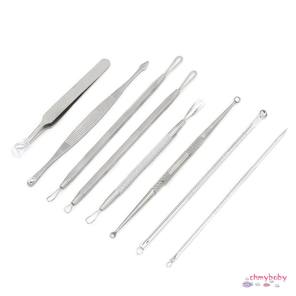 Bộ dụng cụ lột mụn đầu đen 8 cái Bộ dụng cụ nặn mụn Kim châm mụn đầu đen [8/17]