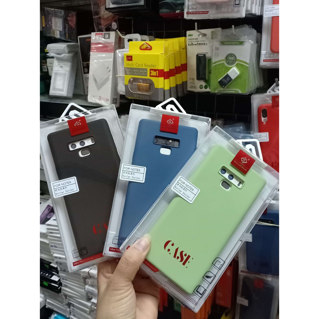 Ốp lưng dẻo màu cho Samsung Galaxy Note 9 hiệu KT desing chống bám bẩn