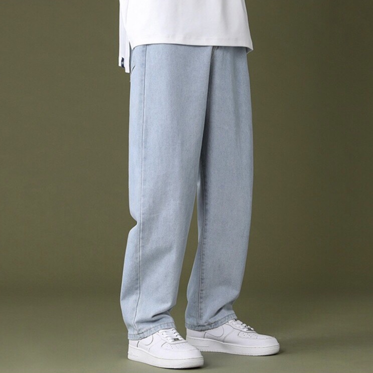 Quần Jeans, baggy jean đen nam ống suông, rộng, hottrend 2021 | BigBuy360 - bigbuy360.vn