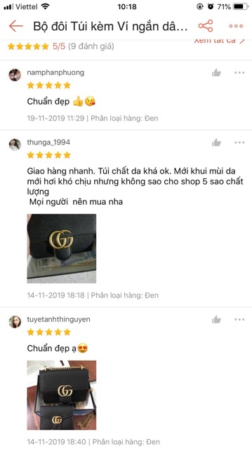 Bộ đôi Túi kèm Ví ngắn dây xích dâng hộp size 20 ảnh thật