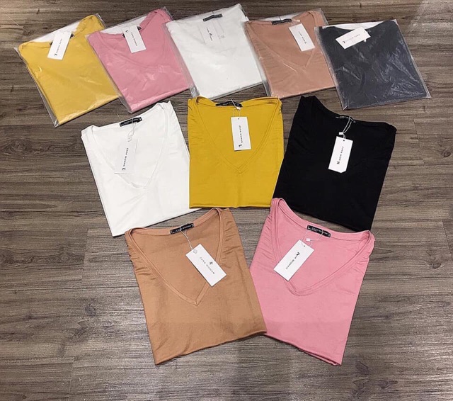 Áo Phông Giấy Cổ Tròn Siêu Mát