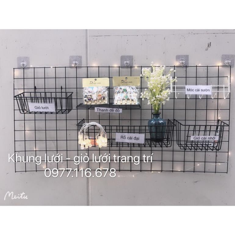 *SALE SỐC* GIỎ LƯỚI - KHUNG LƯỚI treo ảnh, đựng đồ