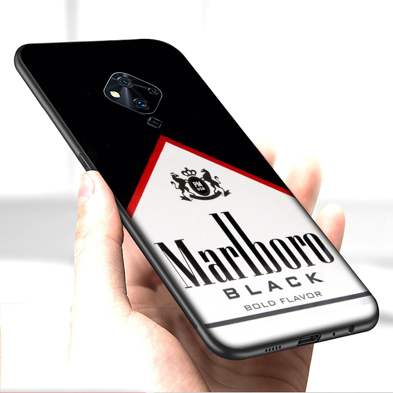 Samsung Galaxy A9 A8 A7 A6 Plus J8 2018 + A21S A70 M20 A6+ A8+ 6Plus Casing Soft Silicone H68 marlboro logo Phone Case