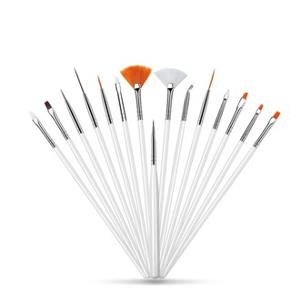 Set 15 cọ vẽ móng trang trí chuyên dụng