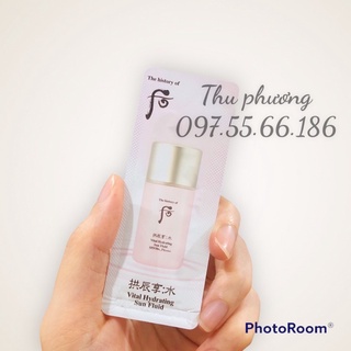 10 gói kem chống nắng whoo hồng