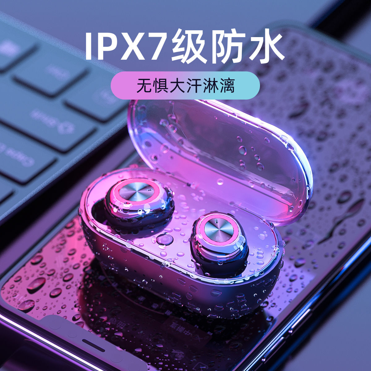 Tai Nghe Nhét Tai Bluetooth Không Dây Mini Cho Điện Thoại Apple | BigBuy360 - bigbuy360.vn