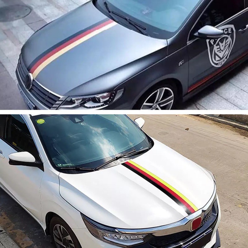 ⚡️FLASH SALE⚡️ decal dán xe thể thao phong cách BMW M sport, cờ ý, đức, pháp, loại cao cấp độ bền cao