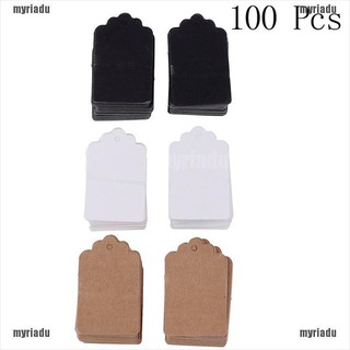Set 100 thẻ giấy Kraft trang trí tiệc cưới