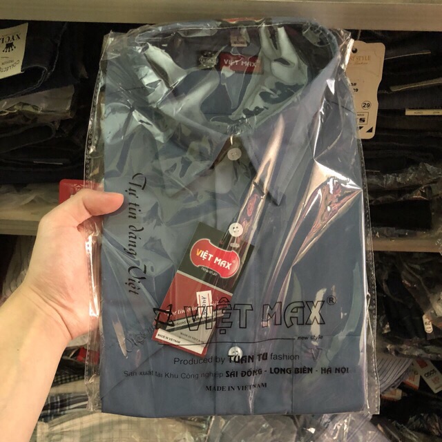 Áo Sơ Mi Nam Trung Niên Cộc Tay