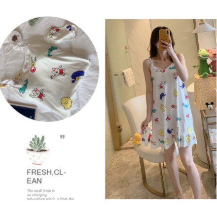 🌹FREESHIP🌹 Váy ngủ 2 dây - váy ngủ chất liệu siêu mát HOT nhất hè 2021 | BigBuy360 - bigbuy360.vn