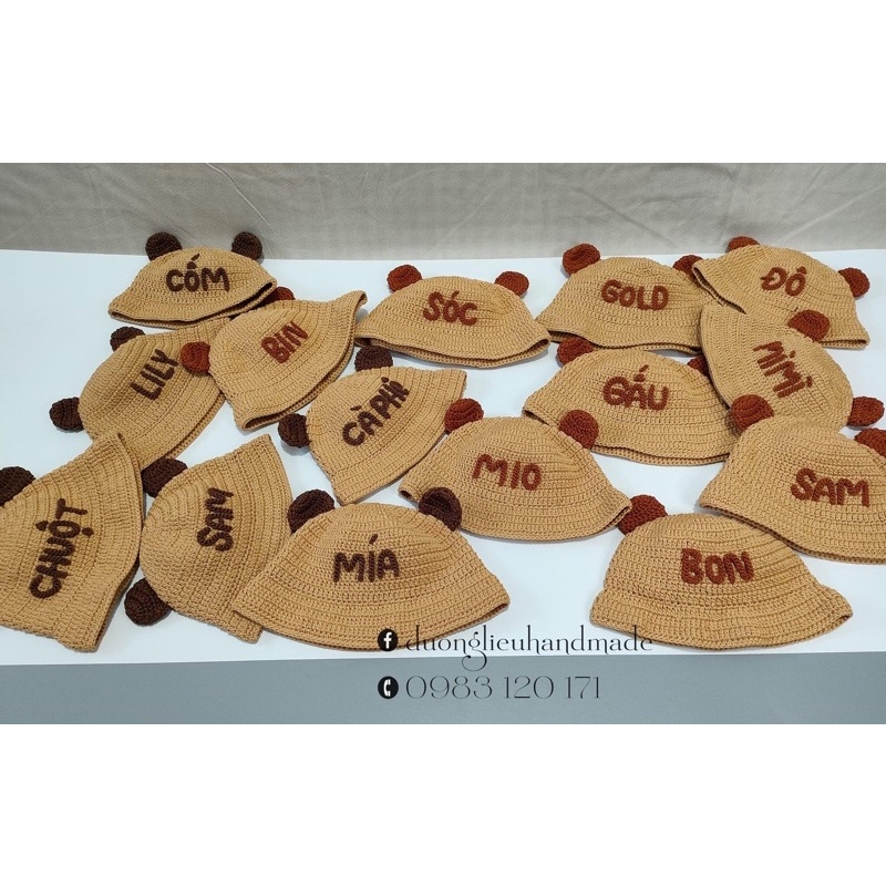 Mũ tai gấu cho bé