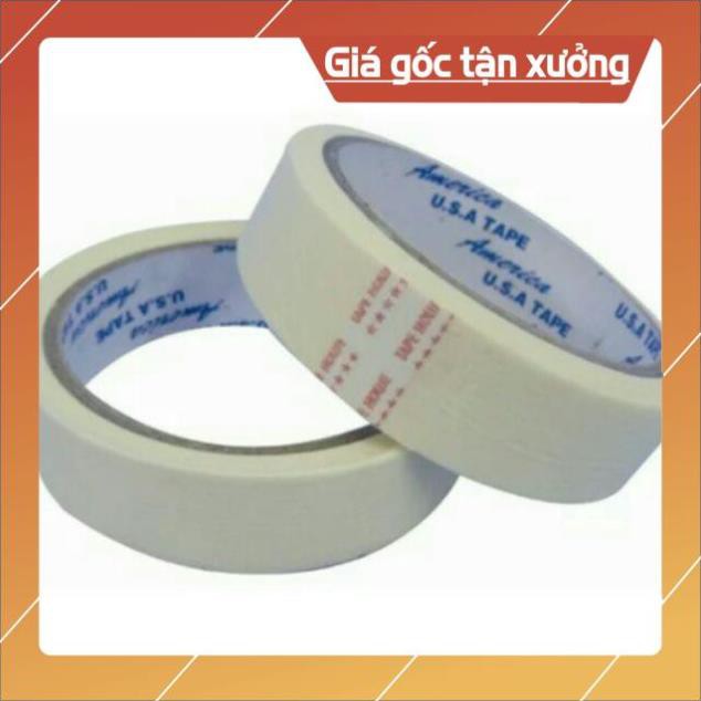 <SALE> Băng keo giấy trắng 1 cuộn