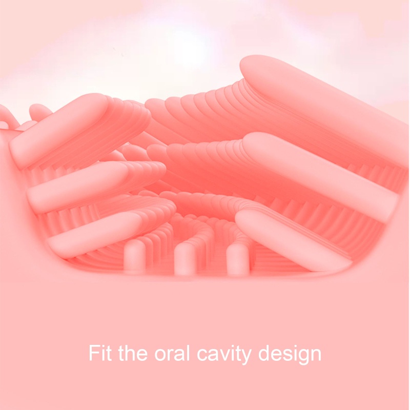 Bàn Chải Đánh Răng Điện Bằng Silicone Hình Chữ U Xoay 360 Độ Siêu Âm Cho Bé