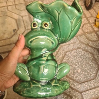 Chậu đất nung - chậu ếch tráng men