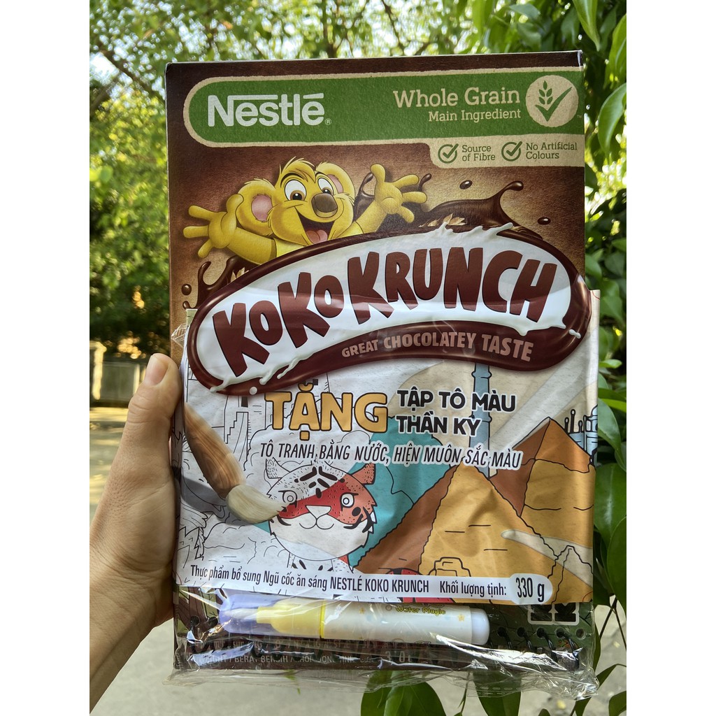 Ngũ cốc Nestlé Koko Krunch vị socola hộp 330g