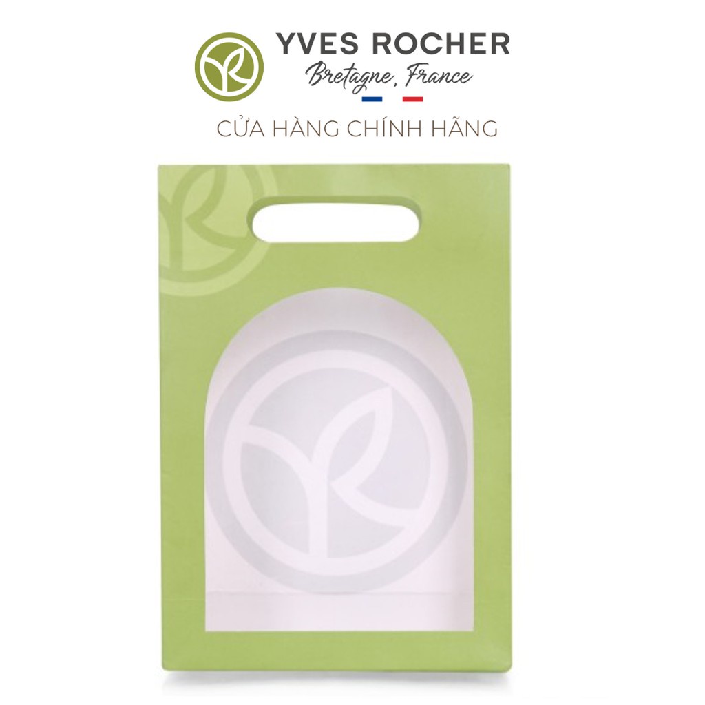 Túi giấy quà tặng Yves Rocher quai trắng size M 19x23cm