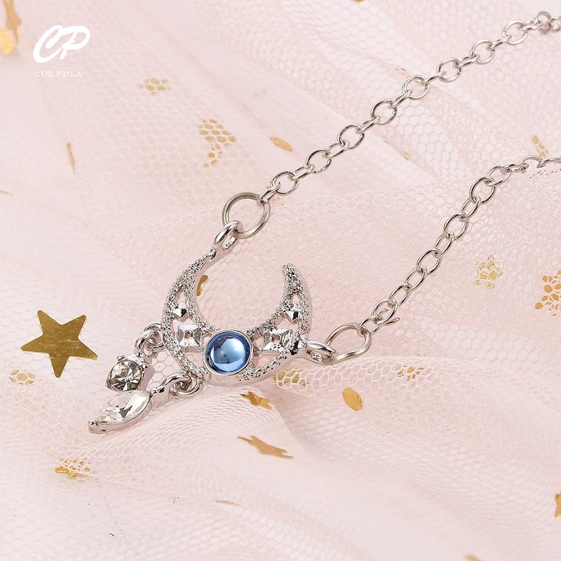 Vòng cổ Mặt Trăng Màu Sắc Xinh Xắn Dành Cho Nữ