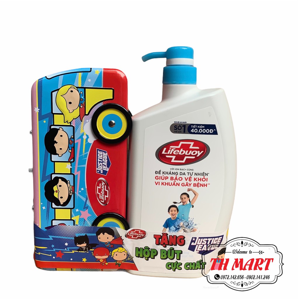 sữa tắm lifebuoy chăm sóc da bảo vệ khỏi vi khuẩn gây bệnh 850ml ( Tặng )