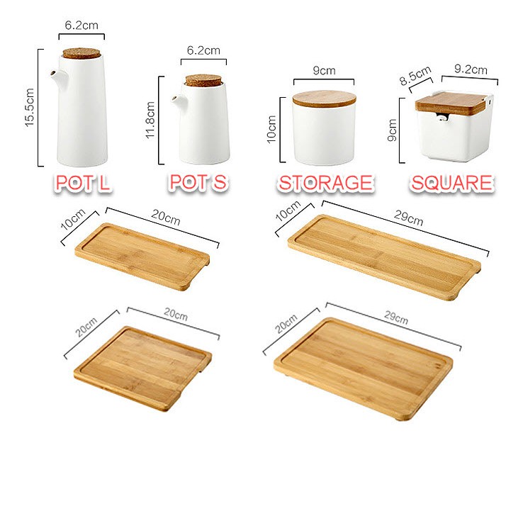 Bộ đựng gia vị sứ ceramic Ximi XM011 | BigBuy360 - bigbuy360.vn