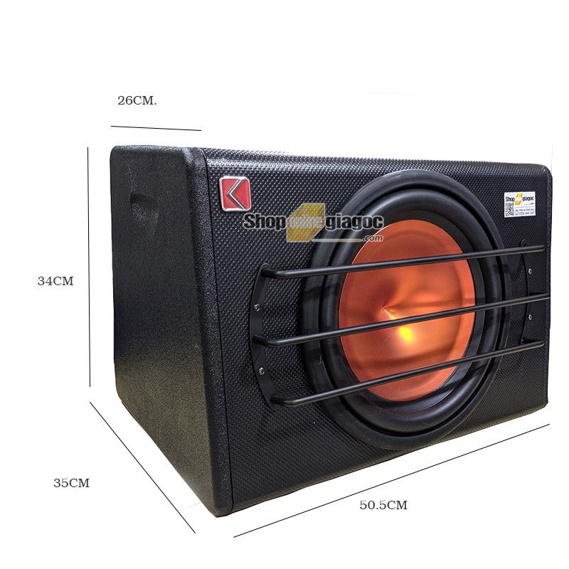 Loa Sub Hơi Siêu Trầm 12 Inch 1800W 20HZ-250HZ KE12
